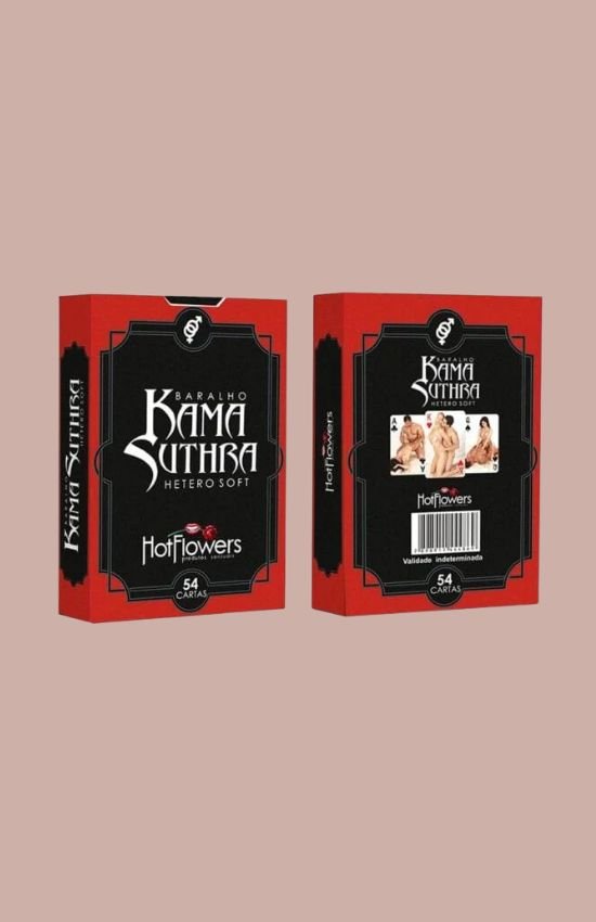 Baralho Kama Sutra com 54 Cartas Sensuais