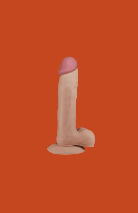 Pênis Realístico Ultra Soft 22x4,5 cm com Ventosa