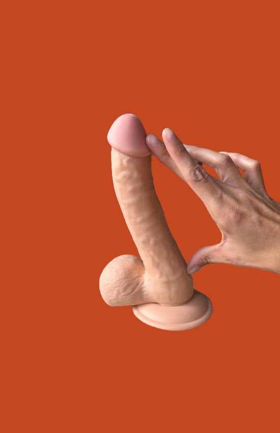 Pênis Realístico Ultra Soft 22x4,5 cm com Ventosa - Imagem 4