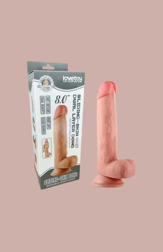 Membro Realista Premium Dupla Densidade 20,5x4cm - Imagem 3