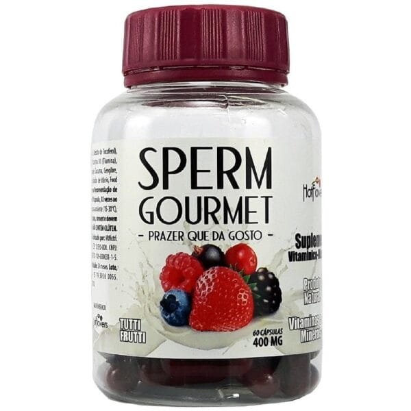 Sperm Gourmet: Suplemento Natural para Alterar o Sabor do Gozo, Aumentar Libido e Vitalidade