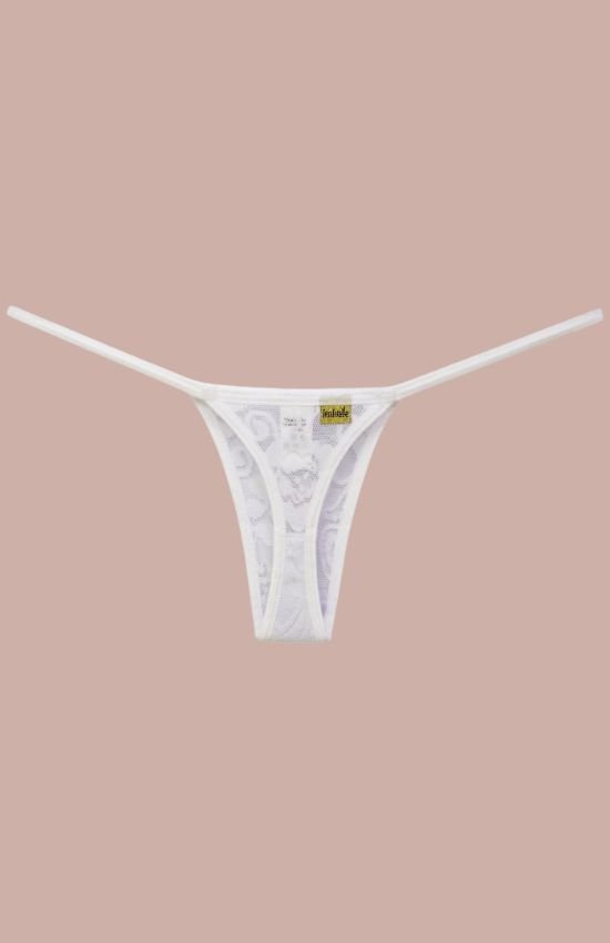 Calcinha Diva Fio Dental em Renda com Strass - Imagem 2