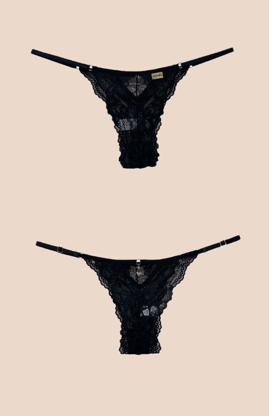 Calcinha Quero Essa Fio Dental em Renda - Imagem 2